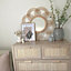 Sunflower Large Rattan Mirror in Natural (H)79cm x (W)79cm