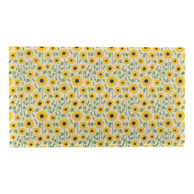Sunflower Pattern Doormat (70 x 40cm)