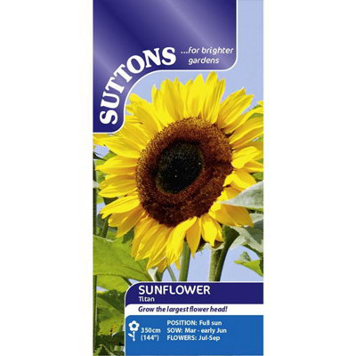 Sunflower Titan 1 Seed Packet (20 Seeds)