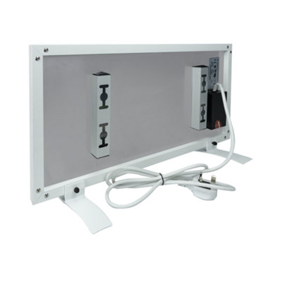 SUNHEAT Mirrorstone 180W - Floor Standing or Wall mounted Far Infrared  Panel Heater | DIY at Bu0026Q
