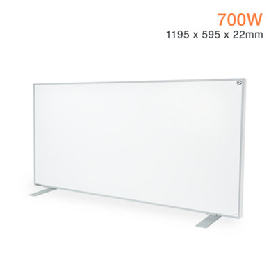 SUNHEAT Mirrorstone 700W - Floor Standing or Wall mounted Far Infrared Panel Heater