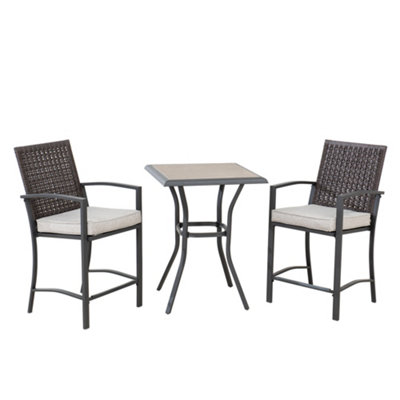 Sunjoy 3pc. Counter Height Bistro Set DIY at B&Q