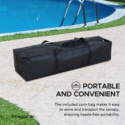 Sunjoy 3x3 M Pool Float with Canopy, Steel and Aluminum Frame Pool ...