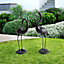 Sunjoy Garden figure crane made of bronze, small