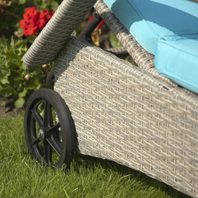 Sunlounger Collection 2 Sunlounger Beds - 3