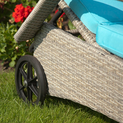 Sunlounger Collection 2 Sunlounger Beds - 8