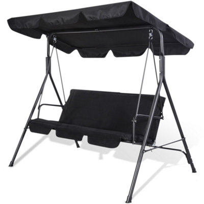 SUNMER 3 Seater Swing Bench with Detachable Canopy