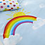 Sunny Rainbow Single Duvet Cover and Pillowcase Set