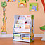 Sunny Safari Toddler Bookshelf - L47 x W30 x H48 cm - Blue/Multi Color