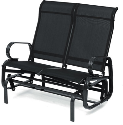 Suntime Havana Black Twin Glider Chair