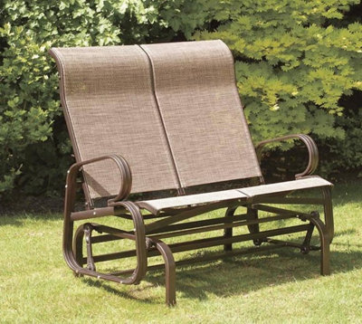 Suntime Havana Bronze Twin Glider Chair DIY at B Q