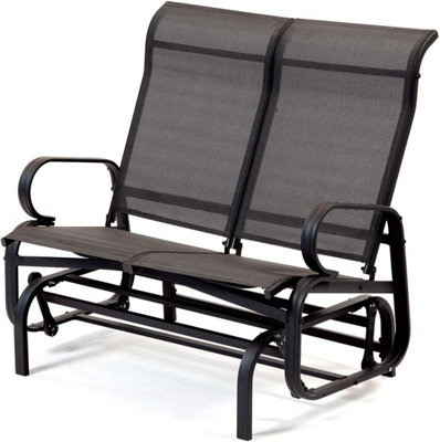 Suntime Havana Charcoal Twin Glider Chair DIY at B Q