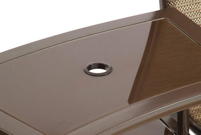 Suntime Havana Garden Duo Seat with Table in Bronze - 5