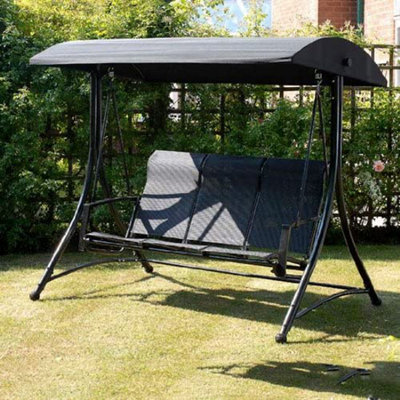 3 seater deals garden swing b&q