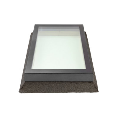 Sunview AF22 Flat Roof Skylight Aluminium Framed Triple Glazed Glass 1000mm x 1500mm