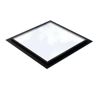 Sunview F21 Frameless Flat Roof Skylight Triple Glazed Clear Self-Clean Glass 1000mm x 1000mm