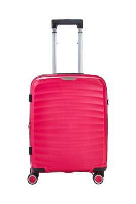 Sunwave Hard Shell Luggage Cabin Hard Shell Suitcase in Pink