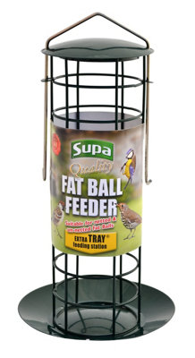 Supa Fat Ball Feeder & Tray Is Designed To Hold Both Netted And Un-netted Fat Balls.