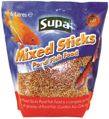 Supa Mixed Pond Sticks 6 Litre