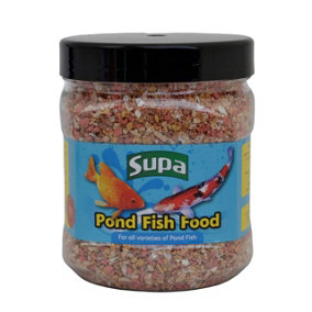 Supa Pond Fish Food, 475 g, Pack of 1  Traditional Type Cold Water Pond Fish Food Offering A Nutritionally Balanced Diet,