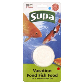 Supa Vacation Pond Fish Food (Bulk deal of 12) 900g