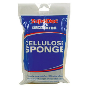 SupaDec Cellulose Sponge Yellow (One Size)