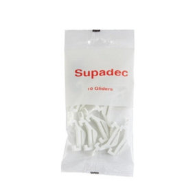SupaDec Curtain Hooks (Pack of 10) White (One Size)