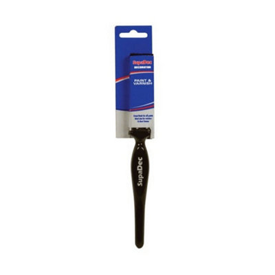 SupaDec Decorator Paint And Varnish Brush Black (10cm)