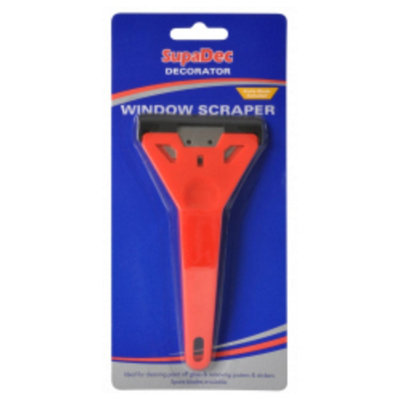 SupaDec Decorator Window Scraper - Angled Handle with Safety Guard for ...