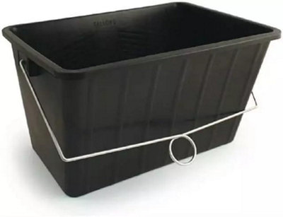 SupaDec Large Paint Scuttle Rectangular Plastic Paste Water Bucket Tubs ...