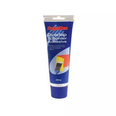 SupaDec Overlap & Border Wallpaper Adhesive Paste 250g - High-Tack ...
