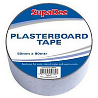 SupaDec Plasterboard Tape White (50mm x 90m)