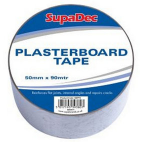 SupaDec Plasterboard Tape White (50mm x 90m)
