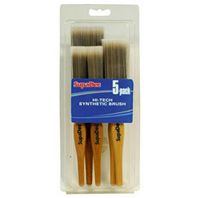 SupaDec Synthetic Brush Set Brown (One Size)