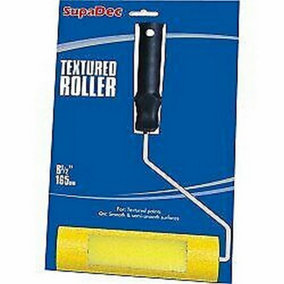 SupaDec Textured Paint Roller Black/Yellow (One Size)