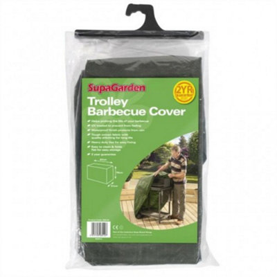 SupaGarden Trolley Barbecue Cover Green (One Size)