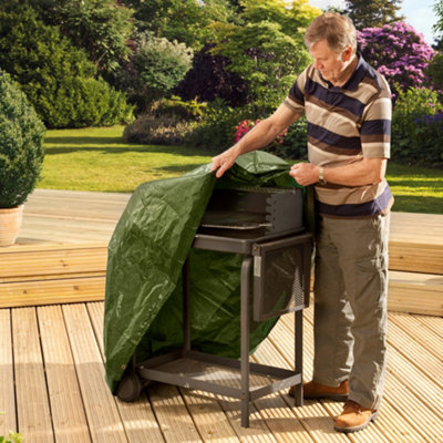 SupaGarden Trolley Barbecue Cover Green (One Size)