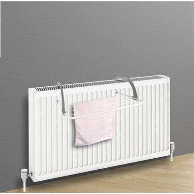 SupaHome 5 Bar Radiator Airer White (52cm x 34cm x 15cm) | DIY at B&Q