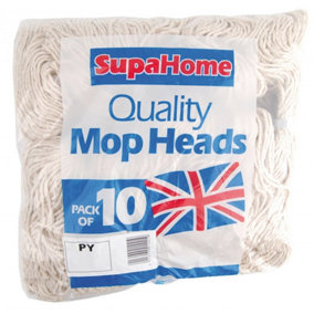SupaHome PY Mop Head (Pack of 10) White (One Size)