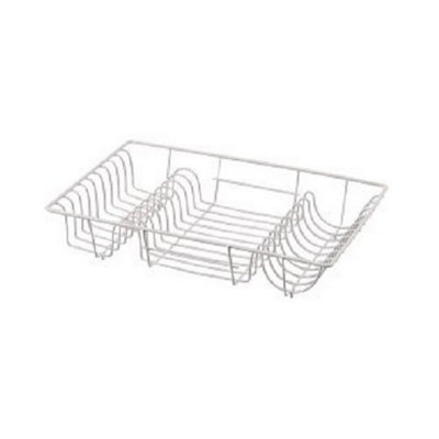 SupaHome Steel Dish Drainer White (43 x 31 x 9.5cm)