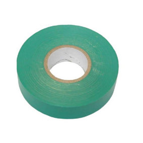 SupaLec PVC Insulation Tape (Pack Of 10) Green (5m)