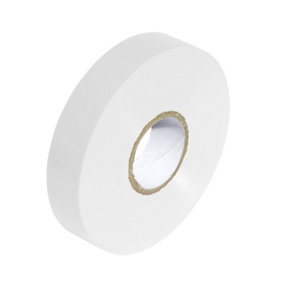 SupaLec PVC Insulation Tape (Pack Of 10) White (5m)