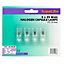 SupaLite Halogen ule Lamps (Pack of 4) Clear (10W)