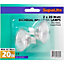 SupaLite MR16 20W Dichroic Halogen Reflector Lamps (Pack Of 2) Clear (One Size)