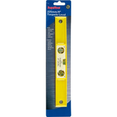 SupaTool 225mm Torpedo Spirit Level Yellow (One Size)