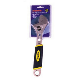 SupaTool Adjustable Wrench with Power Grip Silver (250mm)