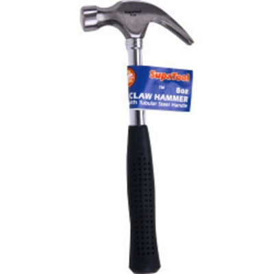 SupaTool Claw Hammer Silver/Black (8oz)