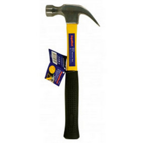 SupaTool Fibregl Claw Hammer Yellow/Black (One Size)