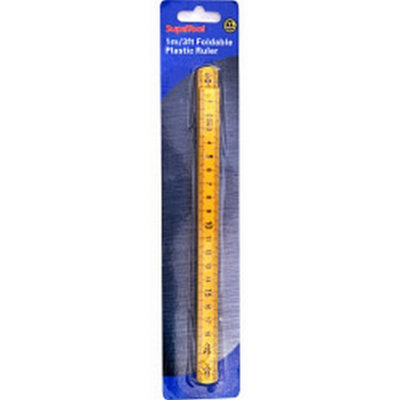 SupaTool Folding Ruler Yellow (One Size)