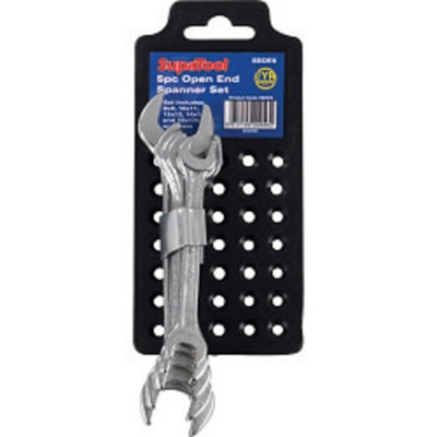 SupaTool Open End Spanner Set (Pack of 5) Silver (5pc)